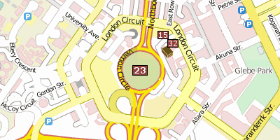 Canberra Stadtplan