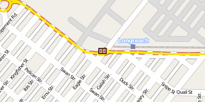 Stadtplan Longreach