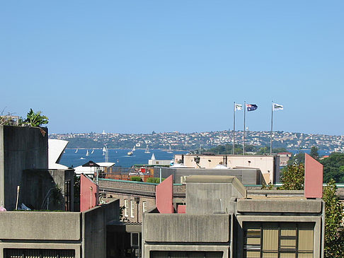 Blick von der Harbour Bridge Fotos