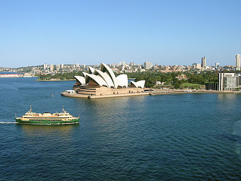 Blick von der Harbour Bridge Fotos