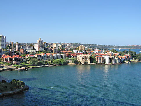 Blick von der Harbour Bridge Fotos