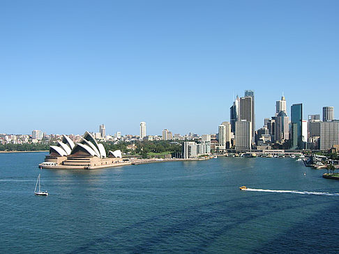 Blick von der Harbour Bridge - Neusüdwales (Sydney)