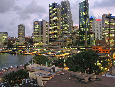 Skyline am Abend - Neusüdwales (Sydney)