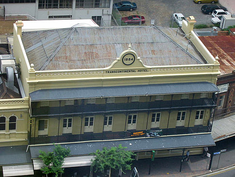 Luftnahme von Brisbane Foto 