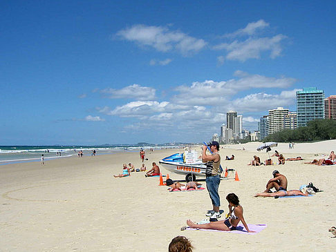 Fotos Strand mit Touristen | Surfers Paradise